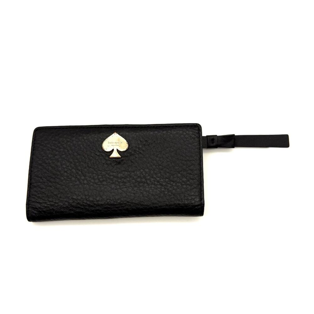 Kate Spade Stacy Leroy Street Wallet Black Pebble Leather WLRU1894 - Picture 16 of 16